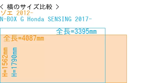 #ゾエ 2012- + N-BOX G Honda SENSING 2017-